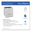 Office Printers | Brother HLL6210DWT Business Monochrome Laser Printer with Dual Paper Trays image number 5