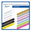 Office Jansan | Brother P-Touch TZE2312PKG Tze Standard Adhesive 0.47 in. x 26.2 ft. Laminated Labeling Tapes - Black On White (2/Pack) image number 4