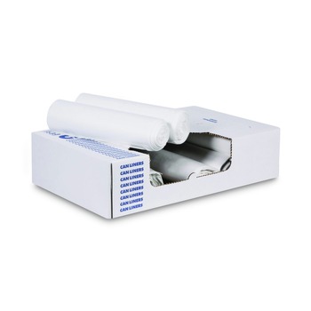 Boardwalk Z6639HN GR1 250/Carton High Density 33 Gallon 33 in. x 39 in. Can Liners - Natural