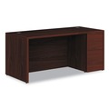 Office Desks & Workstations | HON H105897R.NN 10500 Series 66 in. x 30 in. x 29.5 in. Single Pedestal Desk - Mahogany image number 0