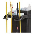 Utility Carts | Rubbermaid Commercial 2202589 Resin QuickClips for Rubbermaid Commercial FG618900BLA/2202581 - Black (6/Carton) image number 0