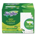 Cleaning Cloths | Swiffer 80374620 8 x 10.4 Dry Refill Cloths - White (4/Carton) image number 1