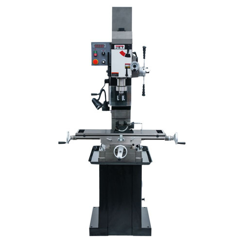 Milling Machines | JET 351163 JMD-45VSPF Variable Speed Square Column Geared Head Mill Drill with Newall DP500 2-Axis DRO and X-Axis Powerfeed image number 0