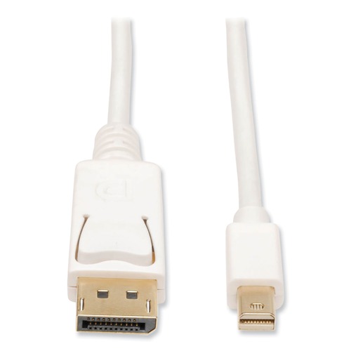 Office Electronics & Batteries | Tripp Lite P583-010 10 ft. Mini DisplayPort to DisplayPort 4K Adapter - White image number 0