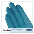 Work Gloves | KleenGuard 57372 9.5 in. Long 6 mil Thick Powder-Free G10 Nitrile Gloves - Medium Blue (10-Boxes/Carton) image number 5
