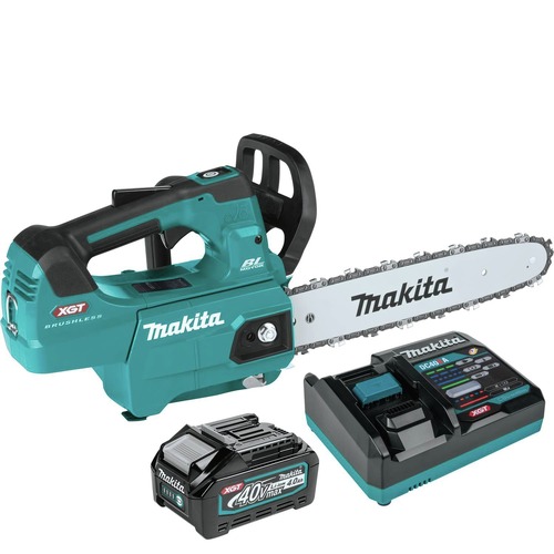 Chainsaws | Makita GCU01M1 40V MAX XGT Brushless Lithium-Ion 12 in. Cordless Top Handle Chain Saw Kit (4 Ah) image number 0