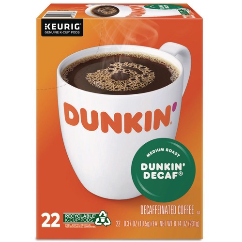 Bulk Savings Pricing 2 | Dunkin' 5000380568 K-Cup Pods - Dunkin' Decaf (22/Box) image number 0