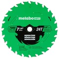 Clearance Center | Metabo HPT 115758M 7-1/4 in. 24-Tooth Industrial PTFE Circular Saw Demo Blade image number 0