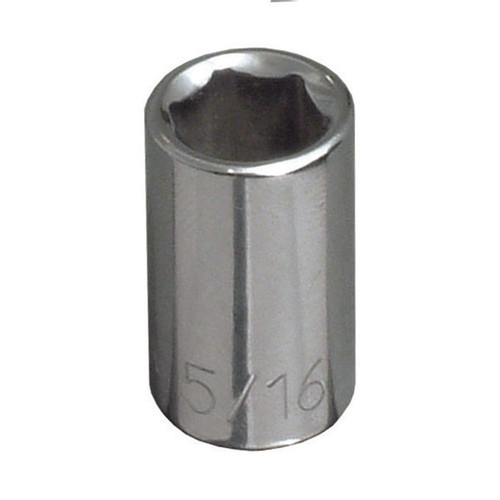 Sockets | Klein Tools 65607 1/4 in. Drive 7/16 in. Standard 6-Point Socket image number 0