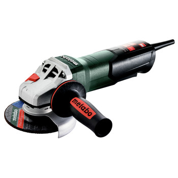 Metabo 603624420 WP 11-125 Quick 11 Amp 11000 RPM 4.5 in. / 5 in. Corded Angle Grinder with Non-Locking Paddle