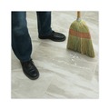 Brooms | Boardwalk BWK926CEA 55 in. Overall Length Parlor Broom with Corn Fiber Bristles - Natural image number 1