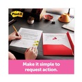 Office Jansan | Post-it Flags 680-SH2 1 in. "Sign Here" Arrow Message Page Flags - Yellow (50-Flags/Dispenser, 2-Dispensers/Pack) image number 6