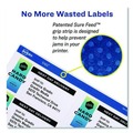 Office Jansan | Avery 95940 3.33 in. x 4 in. Shipping Labels-Bulk Packs for Inkjet/Laser Printers - White (6/Sheet, 250 Sheets/Box) image number 1