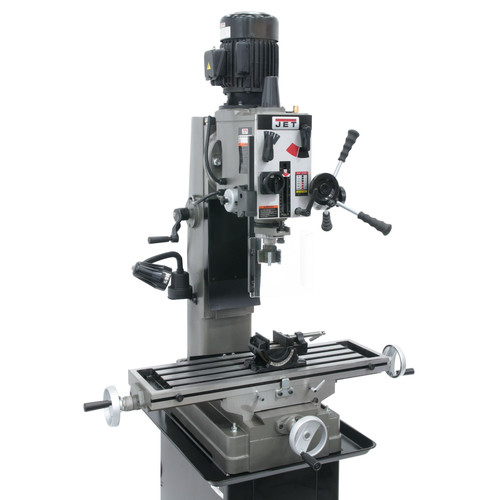 Milling Machines | JET 351159 JMD-45GH Geared Head Square Column Mill Drill with Newall DP500 2-Axis DRO and X-Powerfeed image number 0