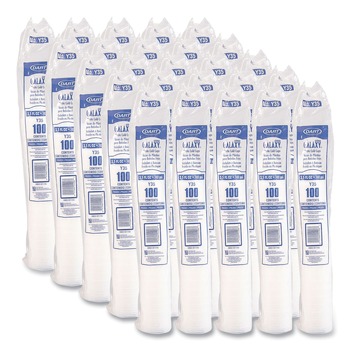 Dart Y35 3.5 oz. High-Impact Polystyrene Cold Cups - Translucent (2500/Carton)