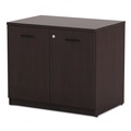  | Alera ALEVA613622MY 34.13 in. x 22.78 in. x 29.5 in. Valencia Series Storage Cabinet - Mahogany image number 2