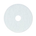 Floor Cleaners | Boardwalk BWK4016WHI 16 in. Diameter Polishing Floor Pads - White (5/Carton) image number 1