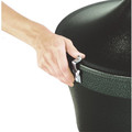 Smoking Receptacles | Rubbermaid Commercial FGR1639EHGR Aladdin 4.5-Gallon Round Steel Smokers' Station (Charcoal) image number 2