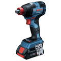 Combo Kits | Factory Reconditioned Bosch GXL18V-224B25-RT 18V Brute Tough Connected-Ready EC Brushless Li-Ion 1/2 in. Cordless Hammer Drill Driver / 1/4  / 1/2 in. 2-In-1 Impact Driver Combo Kit (4 Ah) image number 1