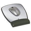  | 3M MW309LE 8.6 in. x 6.75 in. Antimicrobial Gel Compact Mouse Pad with Wrist Rest - Black image number 1