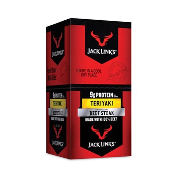 Jack Link's 2030 1 oz. Beef Steak - Teriyaki (12/Box)