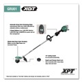 String Trimmers | Factory Reconditioned Makita GRU01M1-R 40V max XGT Lithium-Ion Brushless 15 in. Cordless String Trimmer Kit (4 Ah) image number 4