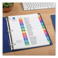 Office Jansan | Avery 11129 Ready Index 11 in. x 8.5 in. 31-Tab 1 to 31 Customizable TOC Multicolor Tab Dividers - White/Traditional Color Tabs (1-Set) image number 4