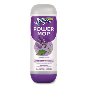 Swiffer 25.3 oz PowerMop Cleaning Solution and Pads Refill Pack - Lavender (4/Carton)