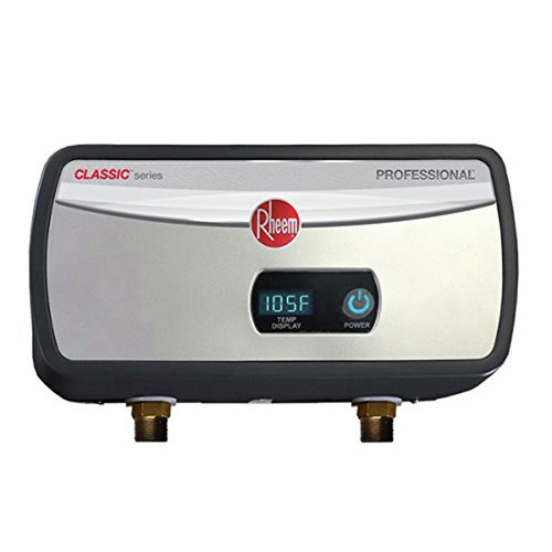 Rheem RTEX-04 3.5kW Electric Tankless Water Heater .5Gpm Bot 1/2 Npt Con.