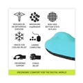 Office Furniture Accessories | IMAK Ergo A10123 Le Petit 4.25 in. x 2.5 in. Mouse Wrist Cushion - Teal image number 4