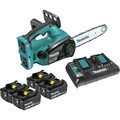 Chainsaws | Makita XCU02PT1 18V X2 (36V) LXT Brushed Lithium-Ion 12 in. Cordless Chain Saw Kit with 4 Batteries (5 Ah) image number 0