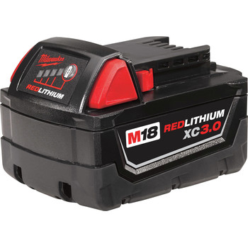 Milwaukee 48-11-1828 M18 REDLITHIUM XC 3 Ah Lithium-Ion Extended Capacity Battery Milwaukee 48-11-1828 M18 REDLITHIUM XC 3 Ah Lithium-Ion Extended Capacity Battery