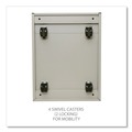 Office Filing Cabinets & Shelves | Alera ALEPBFFPY 14.96 in. x 19.29 in. x 27.75 in. 2 Legal/Letter-Size File Drawers Left or Right File Pedestal with Full-Length Pull - Putty image number 7