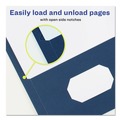 Office Jansan | Avery 47985 40 Sheet Capacity 11 in. x 8.5 in. Two-Pocket Folder - Dark Blue (25/Box) image number 5