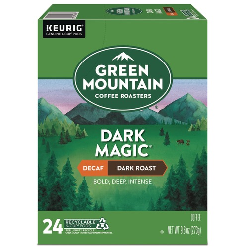 Bulk Savings Pricing 2 | Green Mountain Coffee 5000378924 Coffee K-Cups - Dark Magic Decaf Extra Bold (24/Box) image number 0
