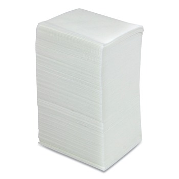 HOSPECO 10 in. x 13 in. 1-Ply Quarterfold Easy Task F310 Wiper - White (6 Bags/Carton)