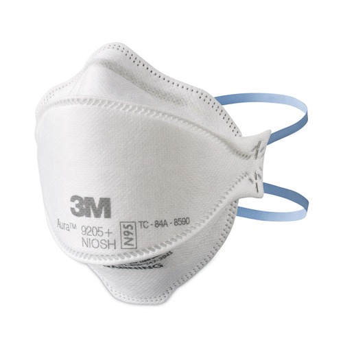 Masks | 3M 9205PH-20-DC Aura 9205 Plus N95 Particulate Respirator - One Size Fits All (20/Pack) image number 0