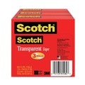 Tapes & Adhesives | Scotch 600-72-3PK 1 in. x 72 yds 3 in. Core Tape - Transparent (3/Pack) image number 0