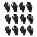 Work Gloves | Boardwalk BWK0002910 Palm Coated Cut-Resistant HPPE Glove - Size 10 Extra Large, Salt and Pepper/Black (1-Dozen) image number 0