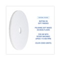Just Launched | Boardwalk BWK4019WHI 19 in. Diameter Polishing Floor Pads - White (5/Carton) image number 4