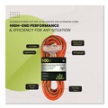 Office Electronics & Batteries | GoGreen Power GG-15200 100 ft. 15 Amps 12 AWG 3-Outlet Heavy Duty Extension Cord - Orange image number 3