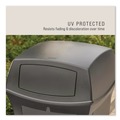 Trash Cans | Rubbermaid Commercial FG917188BLA Ranger 45-Gallon Fire-Safe Structural Foam Container - Black image number 6