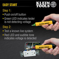 Electrical Voltage Testers | Klein Tools 69149P Digital Multimeter, Noncontact Voltage Tester and Electrical Outlet Test Kit image number 9