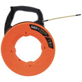 Material Handling | Klein Tools 56351 3/16 in. x 100 ft. Fiberglass Fish Tape with Spiral Steel Leader image number 2