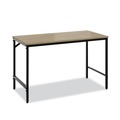 Office Jansan | Safco 5272BLWL Simple 45.5 in. x 23.5 in. x 29.5 in. Work Desk - Walnut image number 1