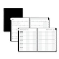 Notebooks & Pads | Blue Sky 134433 11 in. x 8.5 in. (July 2025 to June 2026) Teacher's Solid Black Weekly/Monthly Lesson Planner - Black Cover image number 0
