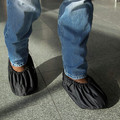 Footwear | Klein Tools 55489 1 Pair Tradesman Pro Shoe Covers - X-Large, Black image number 3