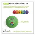 Outdoor Games | Champion Sports PGSET 8.5 in. Diameter Playground Ball Set - Assorted (6/Set) image number 4