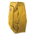 Utility Carts | Rubbermaid Commercial 1966881 34 Gallon 17.5 in. x 33 in. Vinyl Cleaning Cart Bag - Yellow image number 2