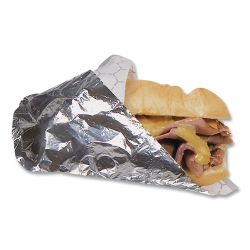 Bulk Savings Pricing 2 | Bagcraft 300806 12 in. x 12 in. Honeycomb Insulated Wrap (2000/Carton) image number 0